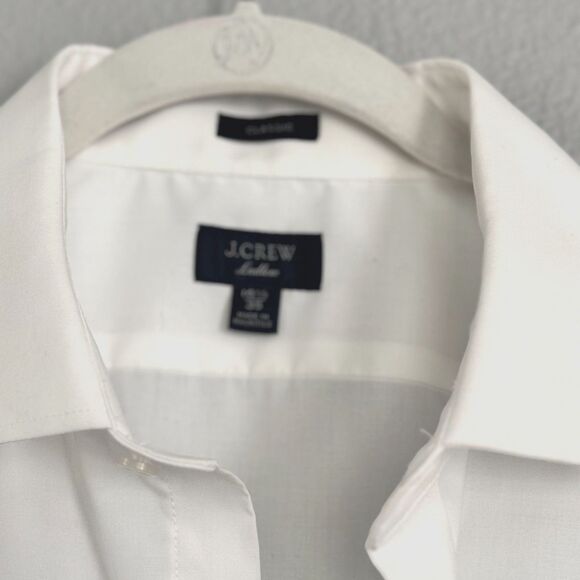 H&M L.O.G.G. Men’s Regular Fit Button Up Shirt Small White Blue Stripe Cotton - Picture 4 of 8
